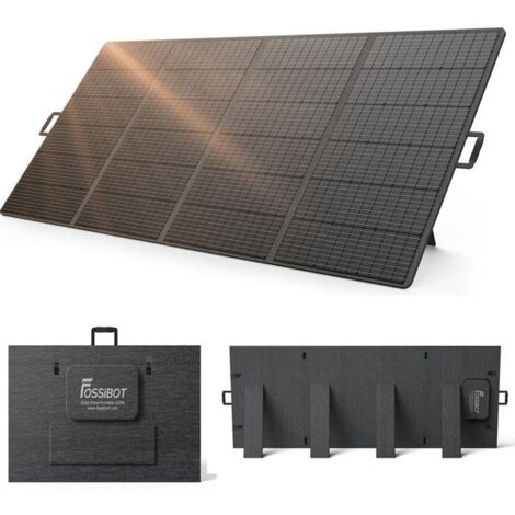 Panneau Solaire Monocristallin - FOSSIBOT - SP420 - 420W - Pliable - Imperméable - Portable