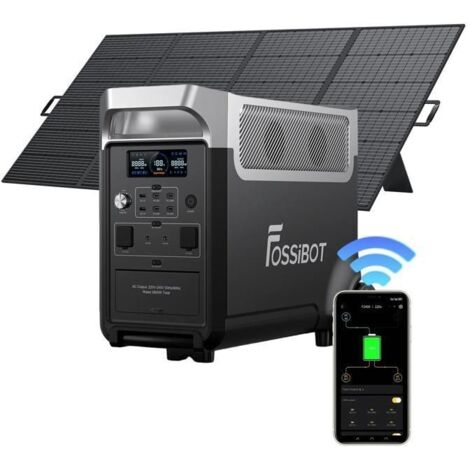Générateur Portable - FOSSIBOT - F3600PRO - 3840Wh - 3600W - Recharge Solaire Ultra-Rapide