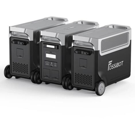 Centrale électrique portable FOSSIBOT F3600PRO 3840 Wh 3600 W – Batterie LiFePO4 – Recharge rapide secteur et solaire – Usage secours et camping