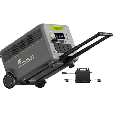 Groupe électrogène portable 7200W – Batterie LiFePO4 17 ans – Charge rapide AC+solaire 5200W – Autonomie prolongée – 4 ports AC