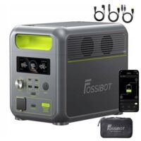 Station électrique portable 1024Wh – Générateur solaire 2000W – Recharge rapide AC et solaire – Usage extérieur, camping, RV