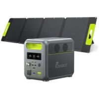 Centrale électrique portable 1200W 1024Wh – Panneau solaire 110W – Étanche IP67 – Recharge rapide en 49 minutes – 7 ports de sortie