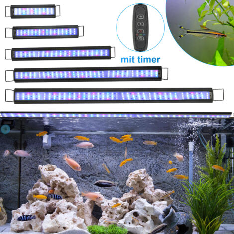 Randaco Éclairage Aquarium LED 87-110cm - 36W - Pour Poisson Plantes Aquatiques - Étanche IP67