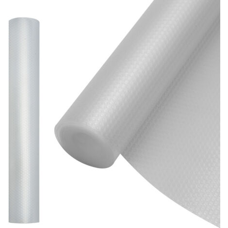 EINFEBEN 2PCS Tapis Antidérapant de Tiroir Transparent EVA Imperméable Lavable 45x500cm Tapis de Placard (1/5)