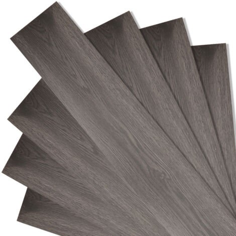 SWANEW env.10m² Sol vinyle Chêne Night Oak Adhésif Vinyle Stratifié (1/5)