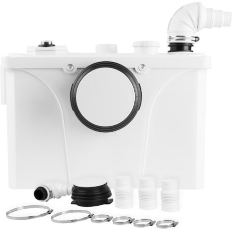 Vingo – Station de relevage eaux usées 700W – Broyeur sanitaire automatique – Capacité 190 L/min – Distance verticale 9 m – Installation facile