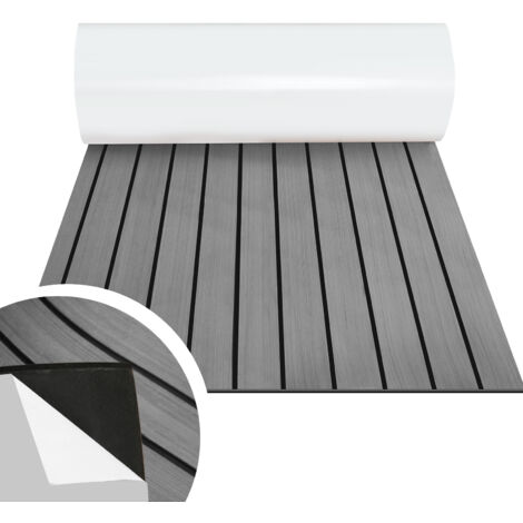 Ejoyous Tapis Bateau en Mousse EVA, 240x90cm, Revêtement de Sol Antidérapant, Style Teck, pour Yacht et Terrasse Marine Ejoyous Tapis Bateau en Mousse EVA, 240x90cm, Revêtement de Sol Antidérapant, Style Teck, pour Yacht et Terrasse Marine