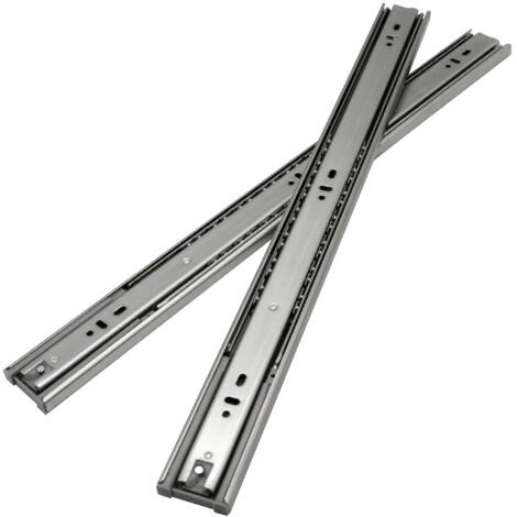 Glissières de tiroirs Coulisses pour charges lourdes softclose Coulisses à sortie totale 45mm 450mm 6X