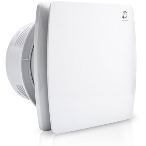 Swanew – Ventilateur de salle de bain 100mm avec capteur d'humidité – Minuterie 0,5 à 30 minutes – Fonctionnement silencieux < 35 dB – IPX4
