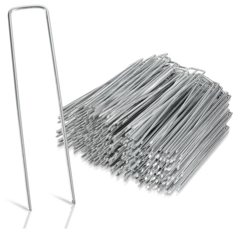 Lot De 50 Piquets De Fixation Sardines Pour Tente Piquet Ancrage Sol Jardin 15 Cm De Longueur Acier Galvanise 89847946