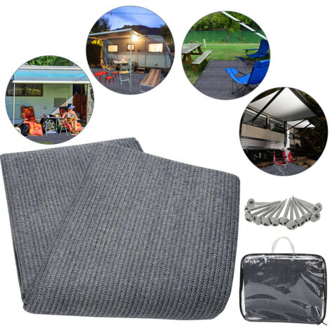 SWANEW Auvent tapis étanche camping tapis tente sol extérieur tente bâche pique-nique couverture caravane 300x500CM