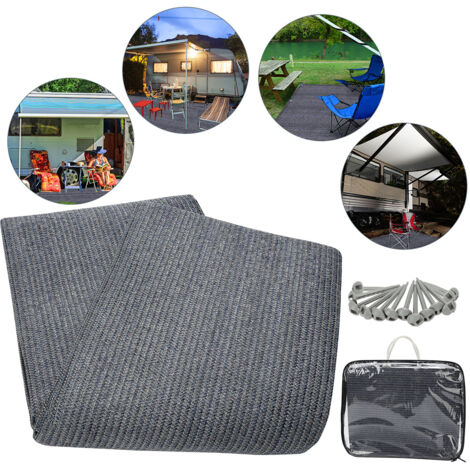 Swanew – Tapis d'auvent étanche 300x500CM – Résistant aux intempéries – Antidérapant et respirant – Pour camping, tentes et pique-niques