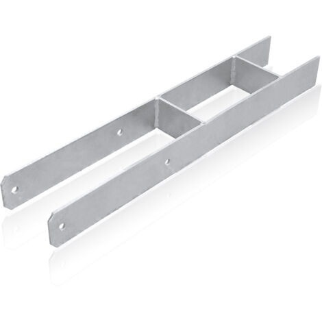 EINFEBEN 6x support de poteau d'ancrage en H accessoires d'équipement de jeu de jardin 600MM ancre de poteau galvanisée à chaud galvanisée (1/5)