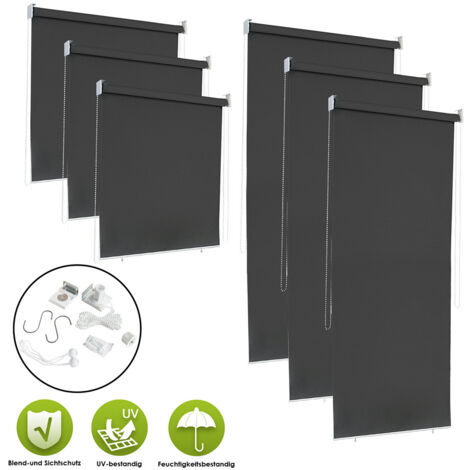 Swanew – Store vertical 140 x 140 cm – Toile imperméable résistante aux UV – Protection contre le vent – Pieds en acier robustes