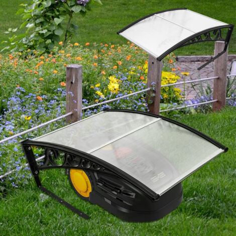 SWANEW Garage pour tondeuse à gazon Robot de jardin Capot de protection solaire Robot de tonte Toit de pelouse Robot de jardin