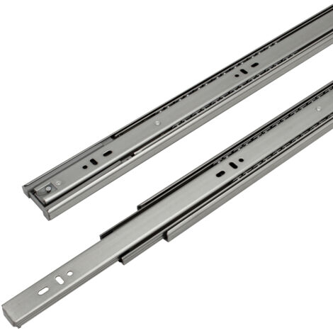 EINFEBEN Glissières de tiroirs Coulisses pour charges lourdes softclose Coulisses à sortie totale 45mm 600mm 20X