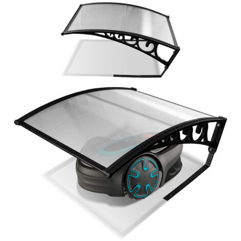Randaco – Garage pour tondeuse robot 105 x 85 cm – Protection anti-UV – Hauteur 56 cm pour commande par le haut – Montage simple
