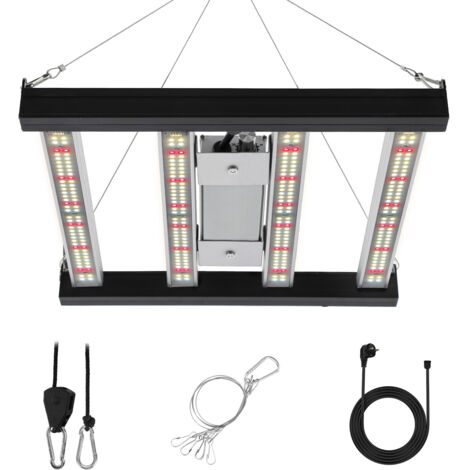 Lampe Culture LED Plein Spectre GOEDCH - Lot 2x 3.5 Pouces 48 LEDs Timer 3/9/12H - 10 Niveaux Luminosité