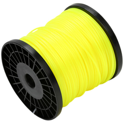 EINFEBEN Fil de coupe en nylon 100m 2,4 mm Jaune Fil rond rond (1/5)