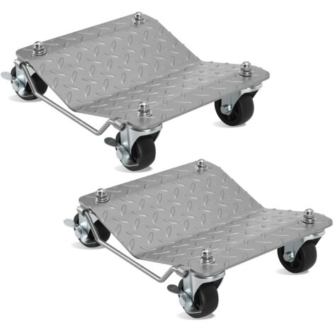 Randaco Jeu Chariot de manutention de véhiucule Aide Transport Manœuvre Charge 500 kg Cric Garage Automobile 2x