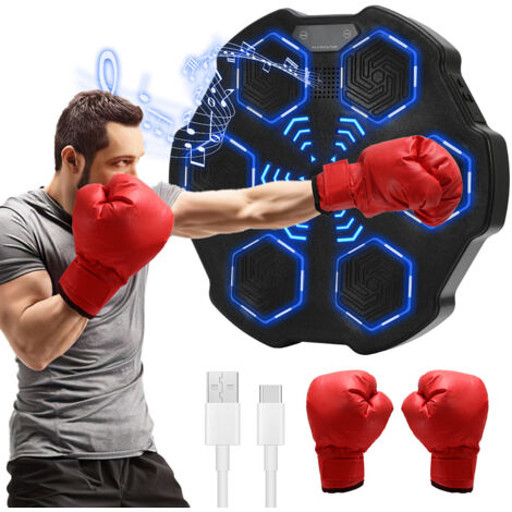 Randaco Machine de boxe Montage mural Plusieurs rythmes Musique Boxing Bluetooth musicaux intégrés Il existe deux possibilités de montage (1/5)