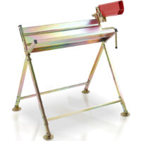 Swanew – Chevalet à bûche pliable en acier – Charge maximale 150kg – Dimensions 81x72x78,5cm – Pour tronçonneuses 18/20 pouces