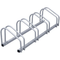 Swanew – Support à vélos pour 4 vélos – Rangement mural et au sol – Acier galvanisé résistant à la corrosion – Compatible pneus jusqu'à 55 mm