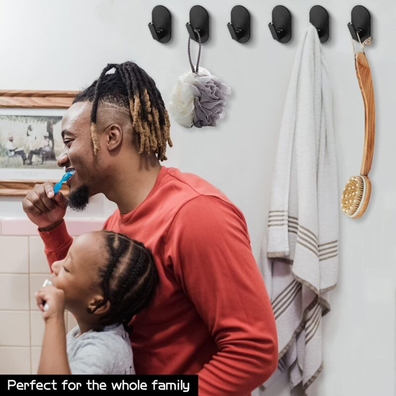 Ensemble De 6 Crochets De Porte Et Crochets Porte-serviettes En