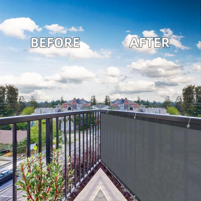 Brise-vue Pour Balcon De 0,9 X 4 M - Brise-vue De Clôture - Protection