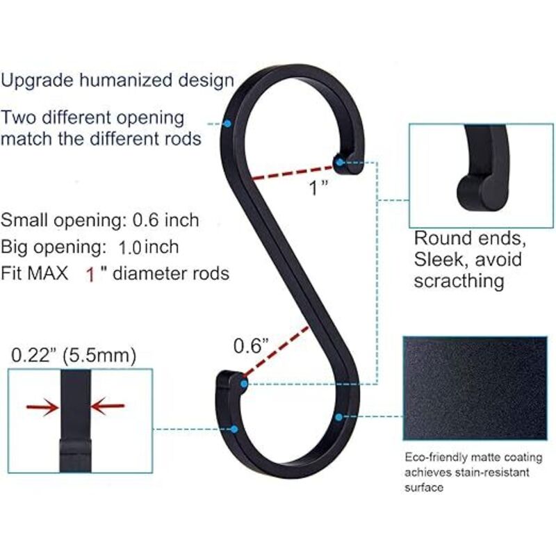 MindWissUp 48 Pièces 30mm Crochets à Visser Métal, Crochets Ouvert En C De Plafo