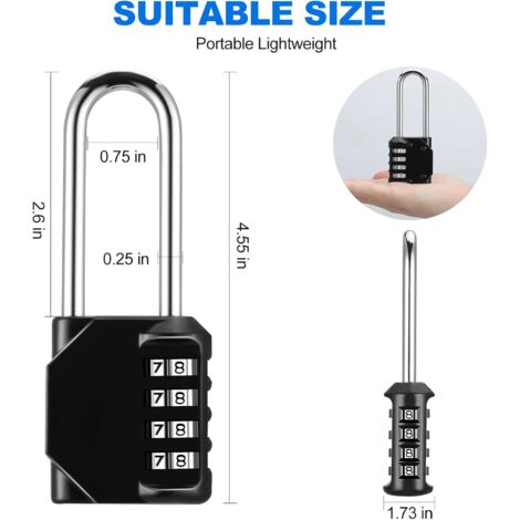 Kit de crochetage de serrure 15 pièces avec cadenas transparent d