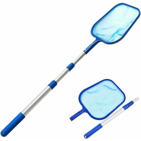 Sunxury – Épuisette de piscine 150 cm – Filet écumeur à mailles serrées – Manche télescopique 41 in – Nettoyage efficace pour piscines et spas (1/5)