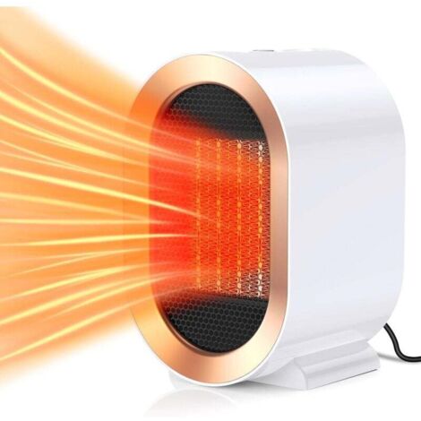 Radiateur Soufflant électrique, PTC 1200 W, Silencieux, 2 Niveaux De Chauffage, Silencieux, Protection Contre La Surchauffe (blanc) | Leroy Merlin