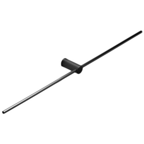 Porte-Serviettes De Salle De Bain Sans PoinçOnnage, Barre à Serviettes En Acier Inoxydable à Un Mot, Minimaliste, LéGer, Luxe, Tige Unique, Cheveux Suspendus Porte-Serviettes (Noir 60cm) (1/5)