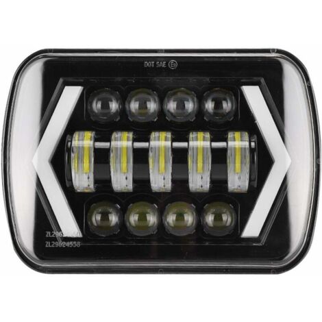210W 6000K 21000LM H4 LED Phare Etanches IP67 Lampe frontale adaptée pour Cherokee XJ 12-24V (1/5)