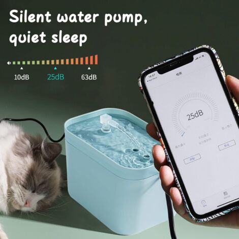Fontaine à Eau Pour Chien Et Chat 7L - Acier Inoxydable - Pompe Silencieuse - Filtre Quadruple - Fenêtre De Niveau - Idéale Grandes Races Et Multi-animaux - 6