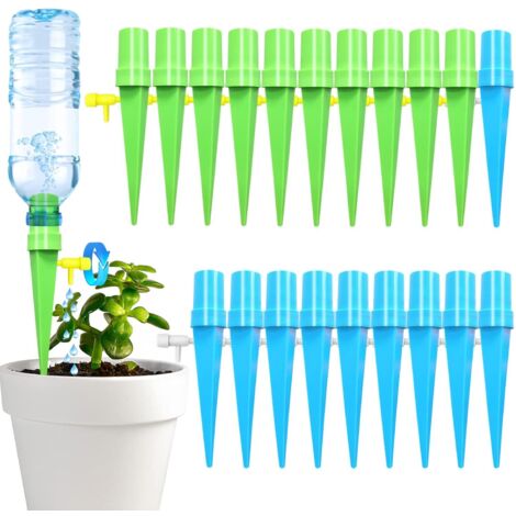 20 Pcs Arrosage Goutte à Goutte Bouteille, Arrosage Automatique pour Jardin Réglable, Irrigation Goutte à Goutte Bouteille Kit pour Plantes Intérieur Extérieur (1/5)