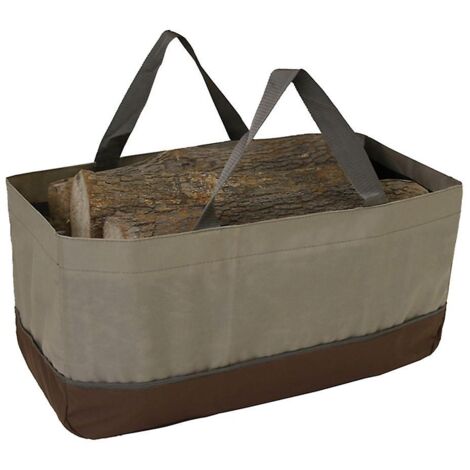 Porte-bûches de bois de chauffage Grand sac de bois de chauffage Fourre-tout de transport de bûches en toile cirée (1/5)
