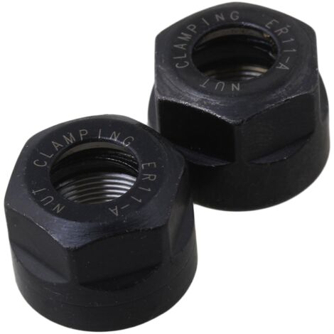 2 pièces ER11 A type pince de serrage écrou CNC tour de fraisage M14x0.75mm (1/3)