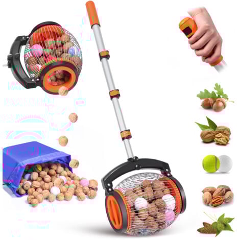 Grand Collecteur De Noix Réglable Et Léger Pour L'extérieur