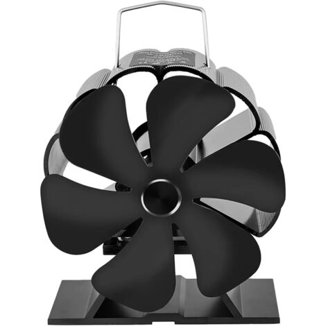 Ventilateur De Cheminée Alimenté Par La Chaleur à 6 Pales, Ventilateurs écologiques Pour Brûleur à Bûches Pour La Circulation De La Chaleur, Non électrique, Ventilateur (1/5)