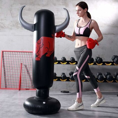 Sac De Boxe Autoportant Gonflable 160 Cm – PVC Résistant, Pour Adulte Et Enfant, Maison Et Salle