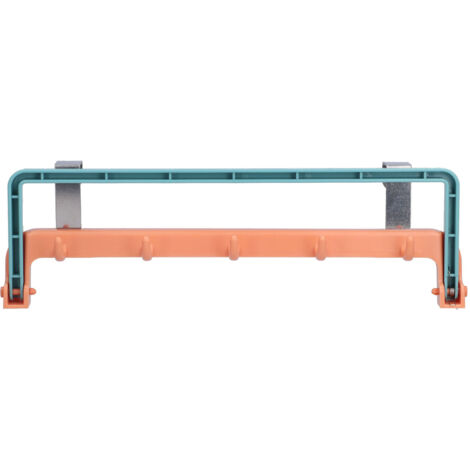 Porte-serviettes pour armoire, 6 pièces, support de crochet sans perceuse Orange pour salle de bains, balcon et cuisine (1/5)