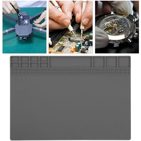 Tapis de soudure en silicone, 500 ℃ résistant à la chaleur antidérapant