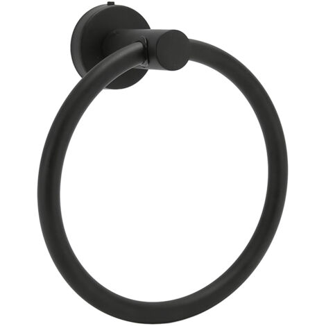 Anneau Porte-Serviettes Chromé En Acier Inoxydable - Support Mural Rétro Élégant Pour Salle De Bain, Cuisine Et Chambre