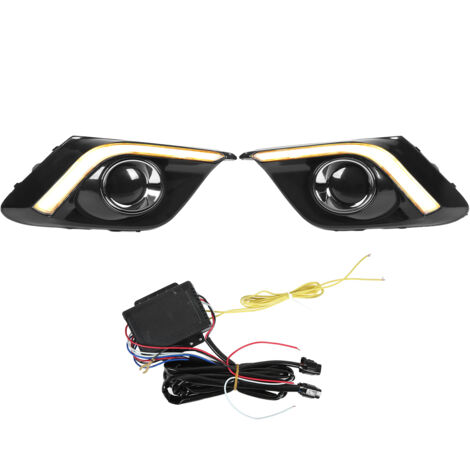 LED feux diurnes clignotant blanc bleu jaune 3 couleurs 70-90LM remplacement pour Mazda3 Axela 2013-2016 (1/5)