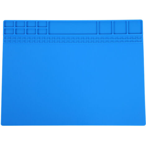 Tapis de réparation magnétique en Silicone, résistant à la chaleur, pour ordinateur et téléphone, Station de soudure, 405x305x8mm