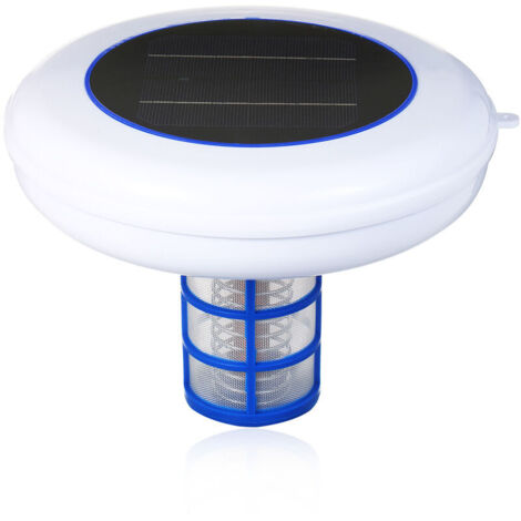 Ioniseur de piscine solaire 12W – Panneau monocristallin – Élimine algues et bactéries – Protection naturelle de l'eau