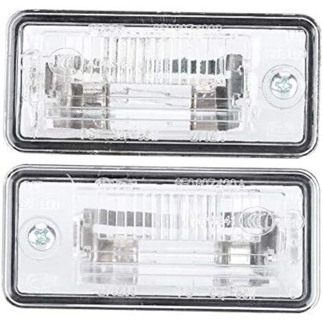 Éclairage pour plaque d'immatriculation, 1 paire Feux 8E0807430A 8E0807430B feu de plaque d'immatriculation adapté pour A3 A4 A5 A6 C6 A8 D3 Q7 RS4 (1/5)