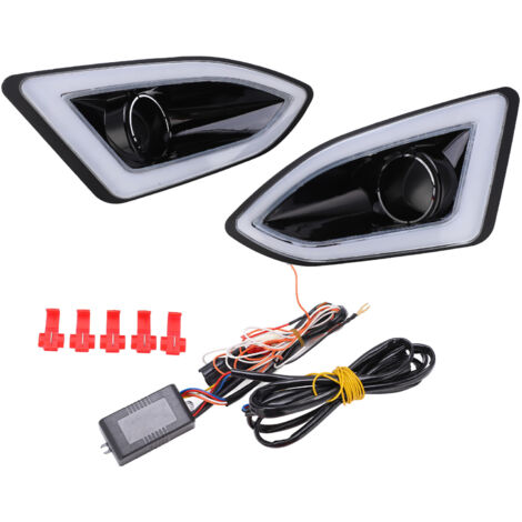 2 pièces LED antibrouillard DRL feux de jour 5000K-8000K IP67 étanche remplacement pour Edge 2015-2016 (1/5)